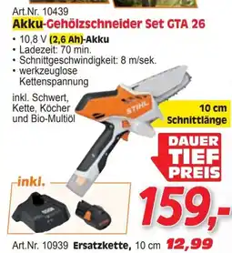 Zgonc Akku-Gehölzschneider Set GTA 26 Angebot