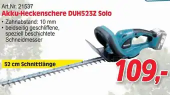 Zgonc Akku-Heckenschere DUH523Z Solo Angebot