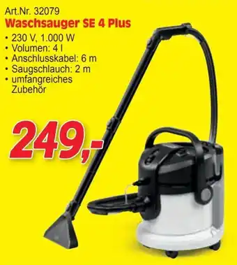Zgonc Waschsauger SE 4 Plus Angebot