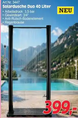 Zgonc Solardusche Duo Angebot