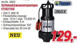 Zgonc Schmutzwasserpumpe CT4274S Angebot