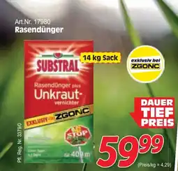 Zgonc Rasendünger Angebot