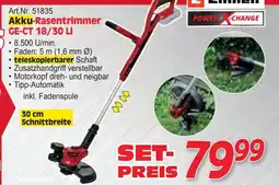 Zgonc Akku-Rasentrimmer GE-CT 18/30 Li Angebot