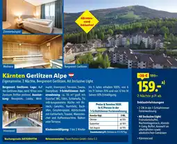 Lidl Reisen Kärnten Gerlitzen Alpe Angebot