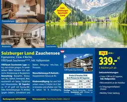 Lidl Reisen Salzburger Land Zauchensee Angebot
