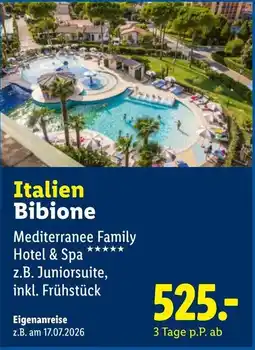 Lidl Reisen Italien Bibione Angebot