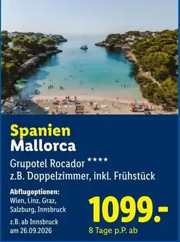 Lidl Reisen Spanien Mallorca Angebot