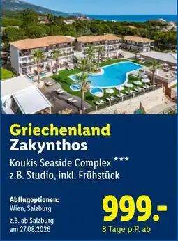 Lidl Reisen Griechenland Zakynthos Angebot