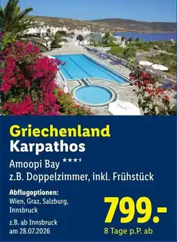 Lidl Reisen Griechenland Karpathos Angebot