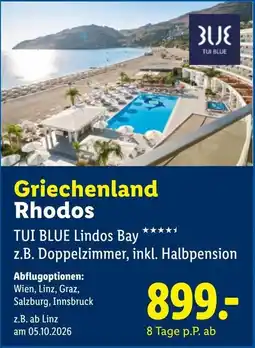 Lidl Reisen Griechenland Rhodos Angebot