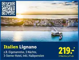 Lidl Reisen Italien Lignano Angebot