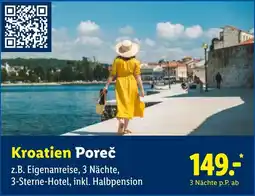 Lidl Reisen Kroatien Poreč Angebot