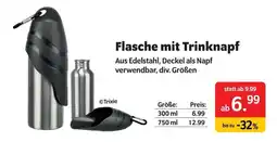 Das Futterhaus Flasche mit Trinknapf Angebot