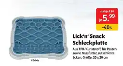 Das Futterhaus Lick'n' Snack Schleckplatte Angebot
