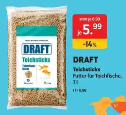Das Futterhaus DRAFT Teichfisch Angebot