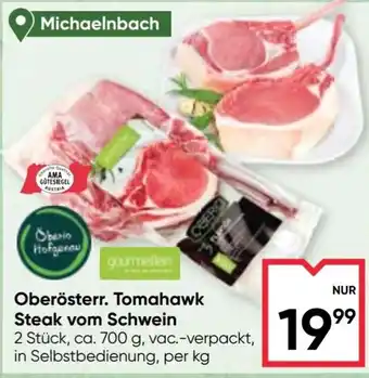 Maximarkt Oberösterr. Tomahawk Steak vom Schwein Angebot