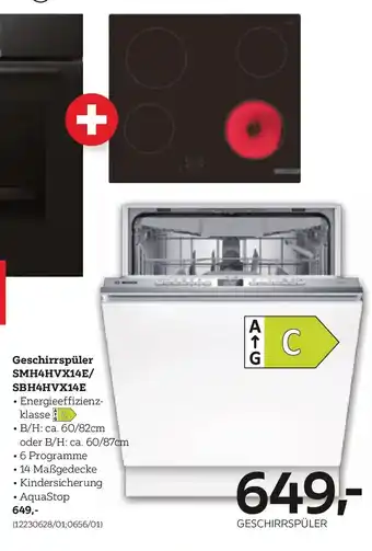 Geschirrspüler SMH4HVX14E/ SBH4HVX14E