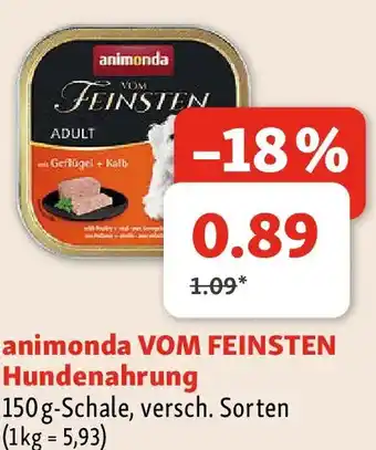 Animonda vom feinsten hundenahrung