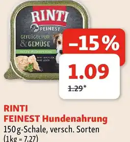 Fressnapf Rinti feinest hundenahrung Angebot