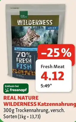 Fressnapf Real nature wilderness katzennahrung Angebot