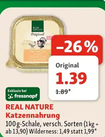 Real nature katzennahrung