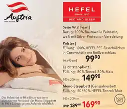 Matratzen Concord Serie Vital Pearl | Leichtsteppbett Angebot
