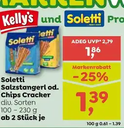 ADEG Soletti Salzstangerl od. Chips Cracker Angebot