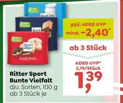 ADEG Ritter sport bunte vielfalt Angebot