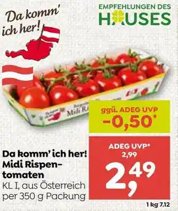 ADEG Da komm'ich her! Midi Rispen- tomaten Angebot