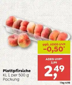 ADEG Plattpfirsiche Angebot