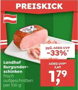 ADEG Landhof Burgunder- schinken frisch Angebot