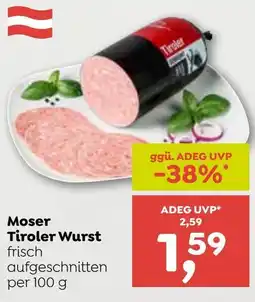 ADEG Moser Tiroler Wurst frisch Angebot