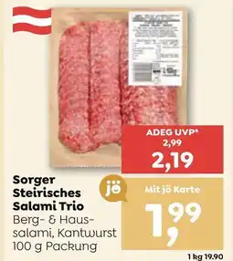 ADEG Sorger steirisches salami trio Angebot
