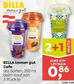 ADEG BILLA immer gut Cafe Angebot