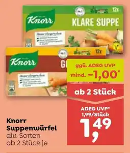 ADEG Knorr Suppenwürfel Angebot
