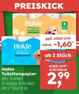 ADEG Hakle Toilettenpapier Angebot
