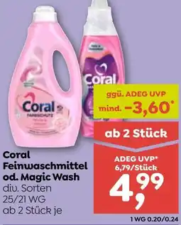 ADEG Coral Feinwaschmittel od. Magic Wash Angebot