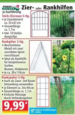 Norma Zier- oder Rankhilfen Angebot