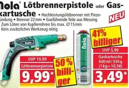 Norma Lötbrennerpistole oder Gas kartusche Angebot