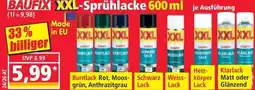 Norma BAUFIX XXL-Sprühlacke Angebot