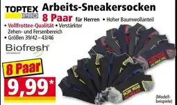 Norma TOPTEX Arbeits-Sneakersocken PRO 8 Paar für Herren Angebot