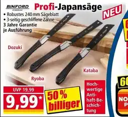 Norma BINFORD Profi-Japansäge Angebot