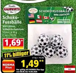 Norma Schoko-fussbälle Angebot