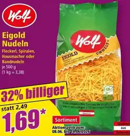Norma Eigold Nudeln Angebot