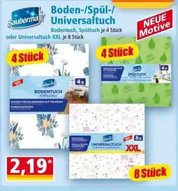Norma Saubermax Boden-/Spül-/ Universaltuch Angebot
