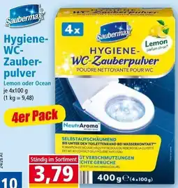 Norma Hygiene- WC- Zauber- pulver Angebot