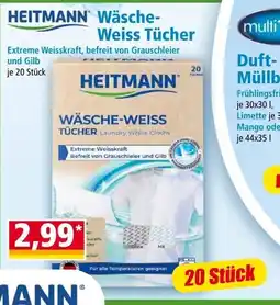 Norma HEITMANN Wäsche- Weiss Tücher Angebot