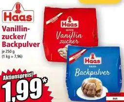 Norma Haas Vanillin- zucker/ Backpulver Angebot
