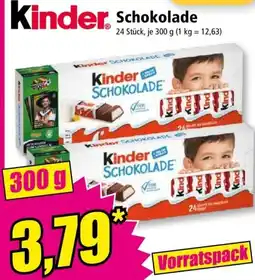 Norma Kinder, Schokolade Angebot