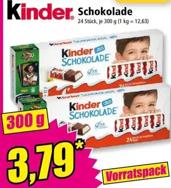 Norma Kinder, Schokolade Angebot